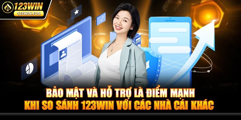 Bảo Mật Và Hỗ Trợ Là Điểm Mạnh Khi So Sánh 123win Với Các Nhà Cái Khác