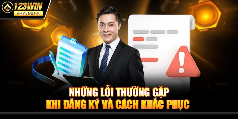 Hướng Dẫn Đăng Ký 123win - Hành trình giải trí cùng game 4 Những lỗi thường gặp khi đăng ký và cách khắc phục